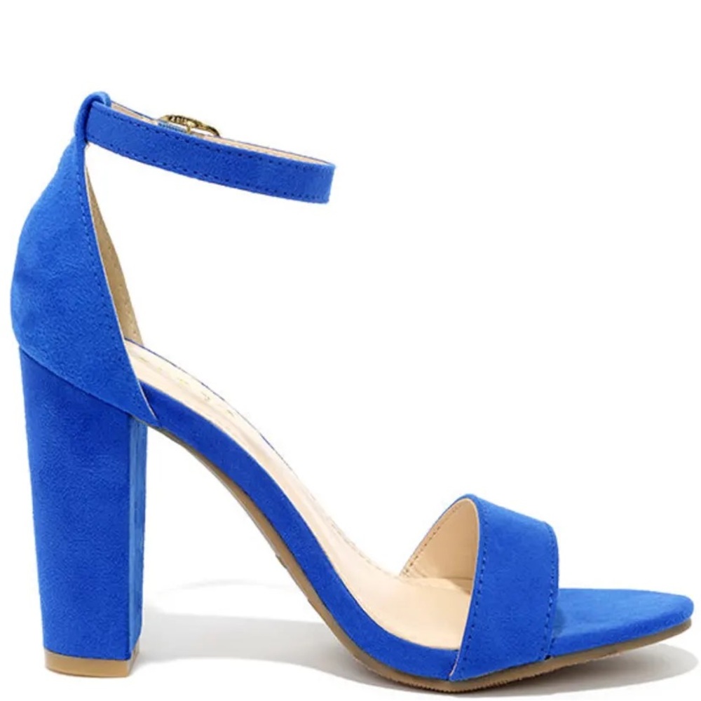 Blue heels